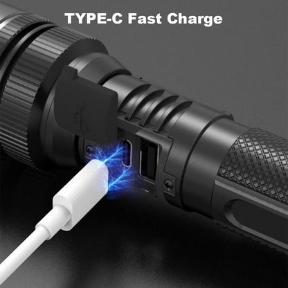Flashlight with adjustable light range