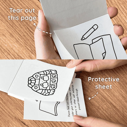 🎨 Mini Coloring Book – Stress Relief, Food & Drink & Comfy Patterns