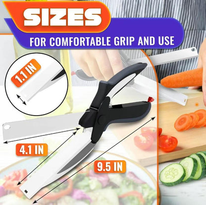 9.6\' Cut Reach Durable 2-in-1 Kitchenware Heavy-Duty Scissors
