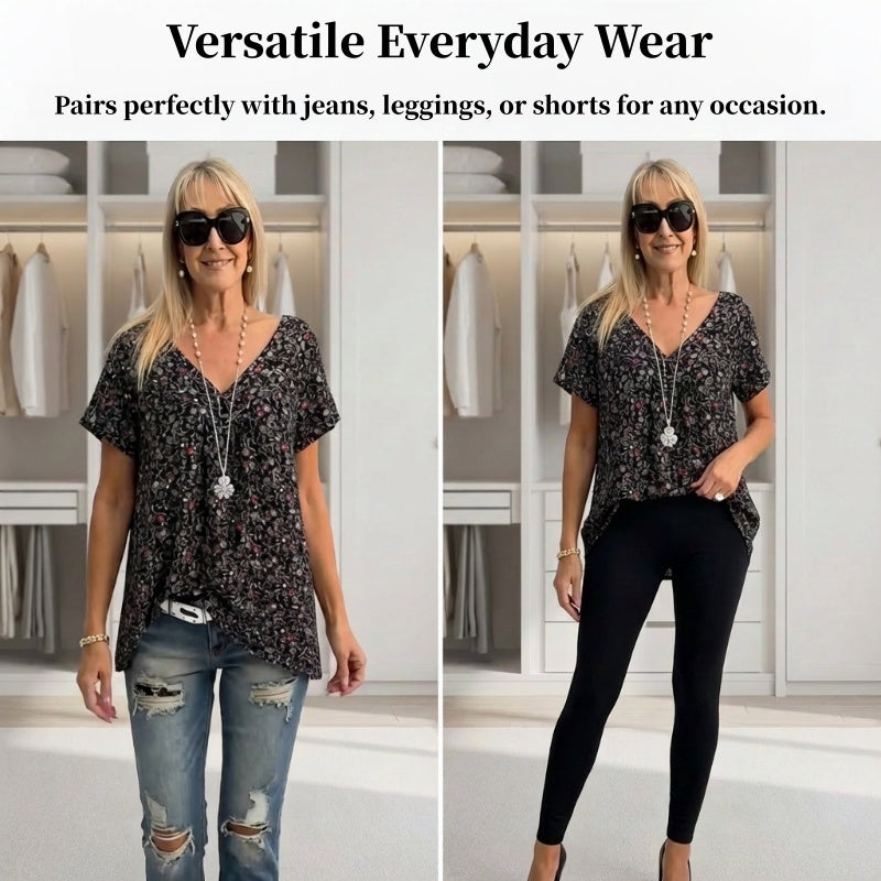 🎉Last Day Promotion-60% OFF🍃Spring & Summer Fashion Print Short Sleeve T-Shirt🍃Delivered within five working days