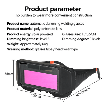 ⏰Auto Dimming Welding Glasses