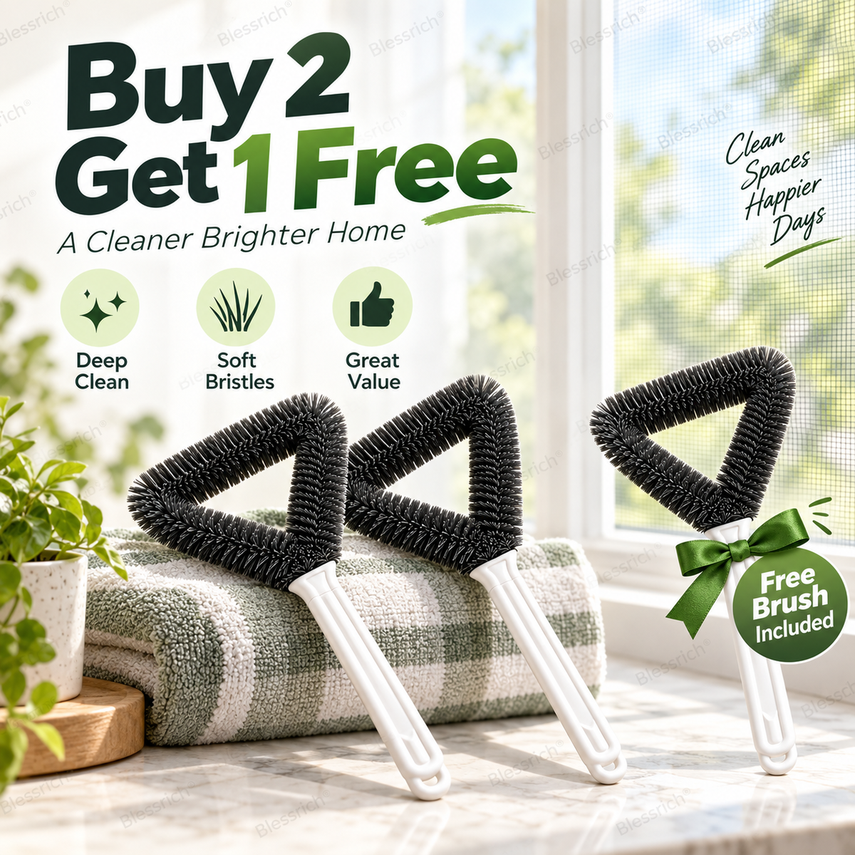 Triangle Screen Cleaning Brush