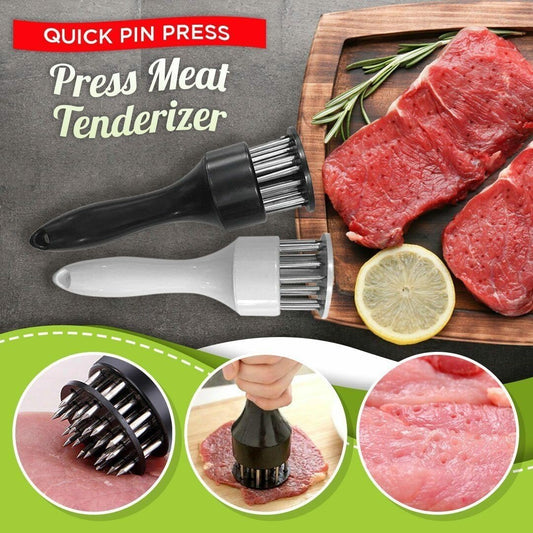 Agujas Ablandadoras de Carne de Acero Inoxidable, 21 Púas, para Bistecs, Barbacoas, Herramienta de Cocina