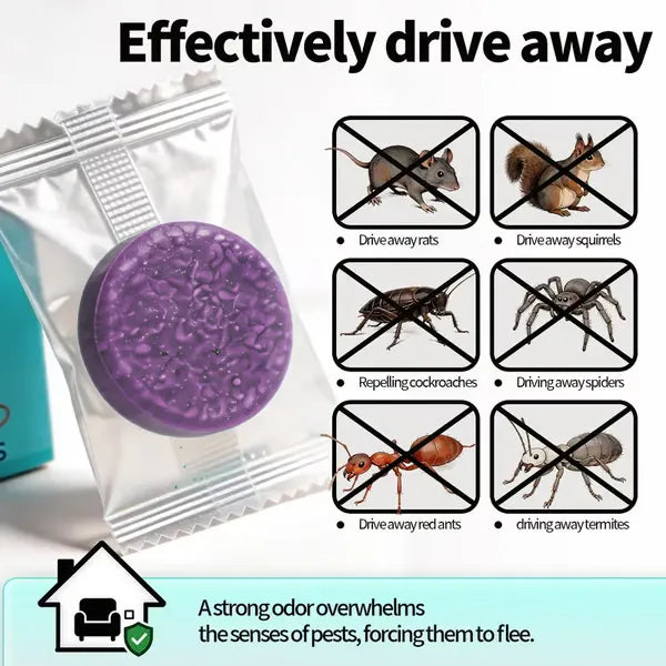 🏆12-Pack Rodent Repellent Balls for Home Kitchen Effective Pest Control Solution🐀🐍🐜🦂🦟