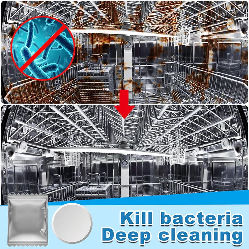 📢📢40% OFF !! ⏰ Dishwasher Cleaner & Deodorizer Tablets