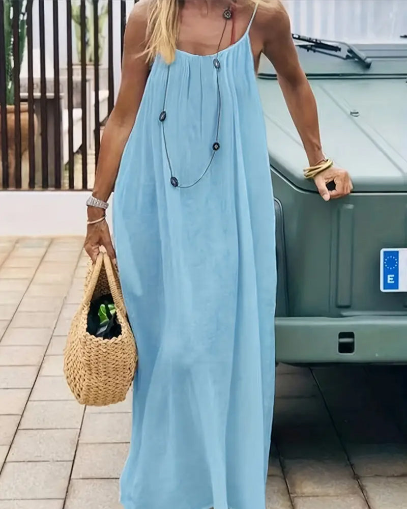 💃✨Women's Solid Color Cami Lounge Dress💕