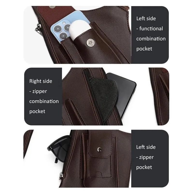 Unisex Adjustable Underarm Vest Bag
