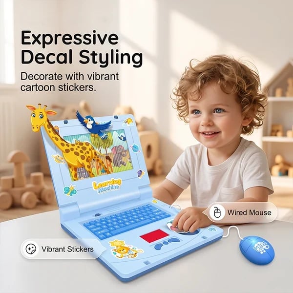 ⏳ LIMITED-TIME MEGA SALE |  Interactive Simulation Toy Laptop