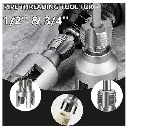 🔥Pipe Tapping and Threading Tool | Dual-Specification Compatible