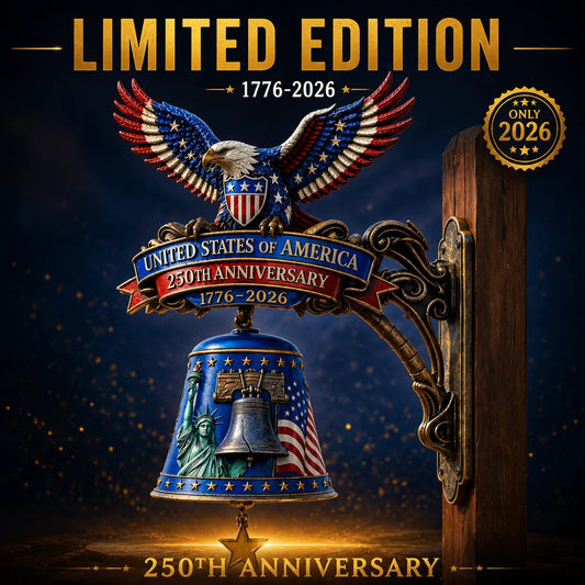 Campana de pared patriótica del 250 aniversario de EE. UU. | ✨ 50% DE DESCUENTO y envío gratis