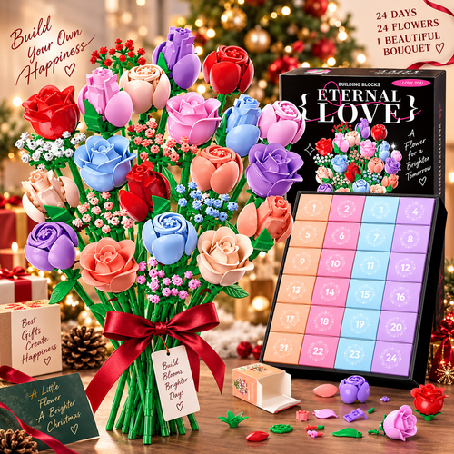 24-Day Bloom & Build Flower Advent Calendar – Build a Beautiful Bouquet by Christmas