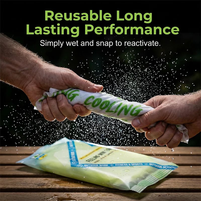 🧊COMPRA MÁS AHORRA MÁS💦 Toalla de enfriamiento instantáneo – portátil, transpirable, ¡perfecta para entrenamientos y viajes!