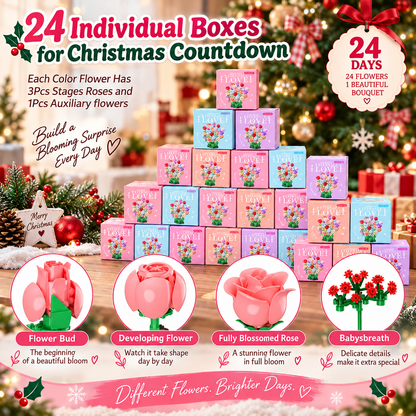 24-Day Bloom & Build Flower Advent Calendar – Build a Beautiful Bouquet by Christmas