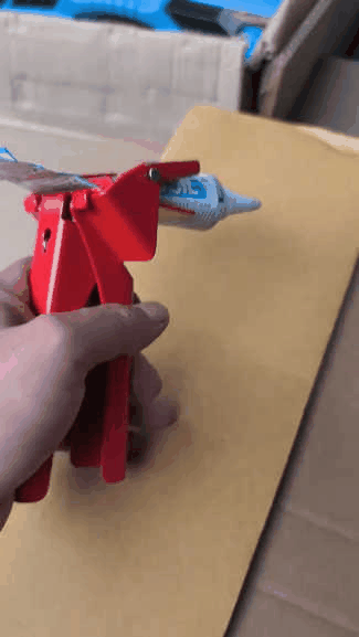 Tube Extrusion Tool - Efficient RTV and Silicone Dispenser That maximizes The use of All Material in The Tube and Prevents Material Waste