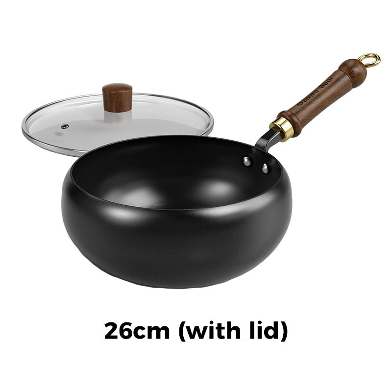 🍳Professional-Grade Uncoated Iron Pot