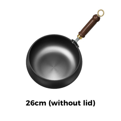 🍳Professional-Grade Uncoated Iron Pot