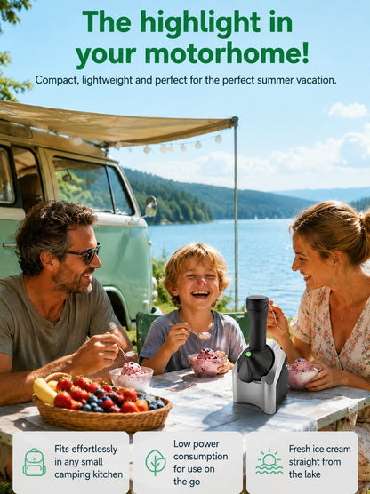 Fully Automatic Ice Cream Maker, Homemade Ice Cream at the Touch of a Button – Guaranteed Foolproof