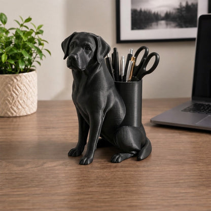 🐶 Dog-Shaped Desktop Pen Holder
