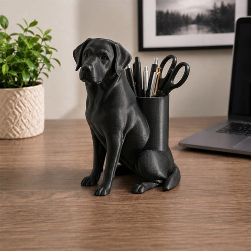 🐶 Dog-Shaped Desktop Pen Holder