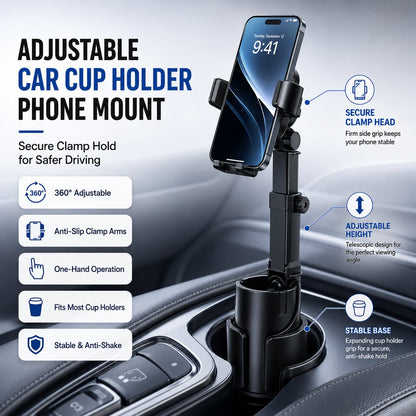 48% off | 🔥Car cup holder and phone holder