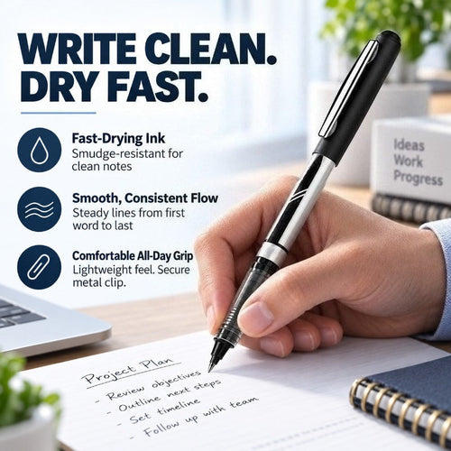 Smudge-Free Quick-Dry Rollerball