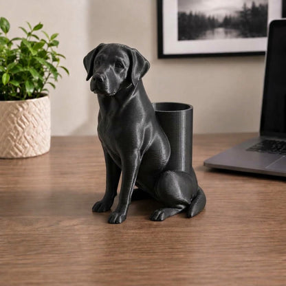 🐶 Dog-Shaped Desktop Pen Holder