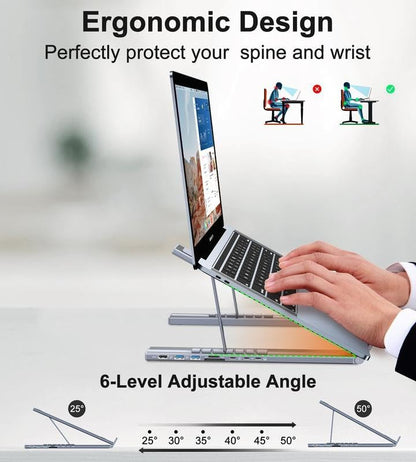 🔥 8-in-1 USB-C Laptop Stand💻