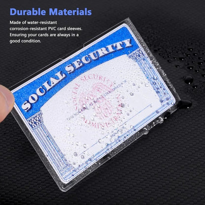 Clear PVC Card Sleeves