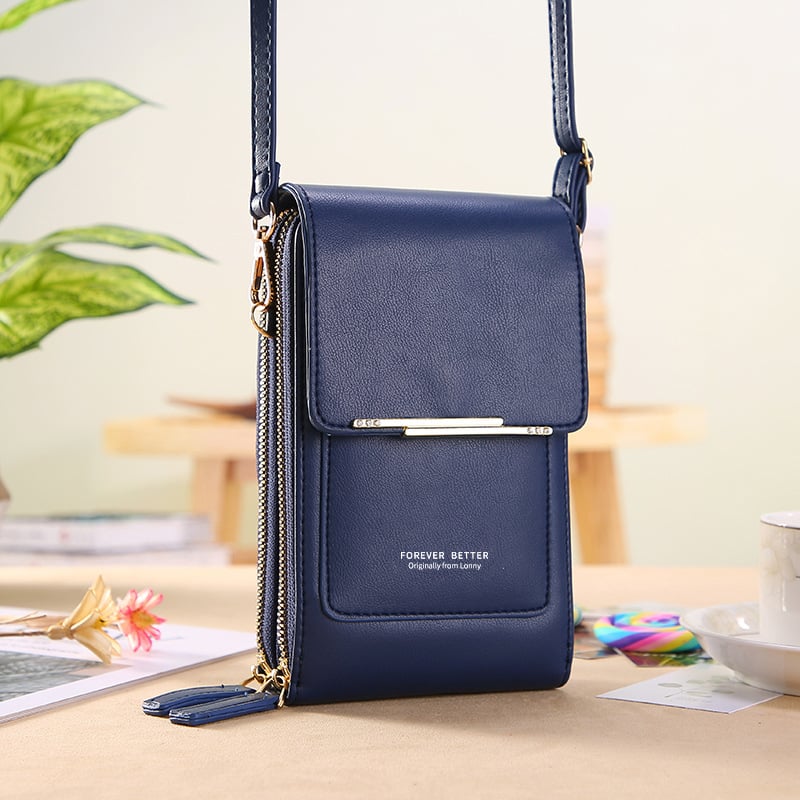 🏆HOT SALE 👜📱 Simple and elegant women's touchscreen crossbody phone wallet