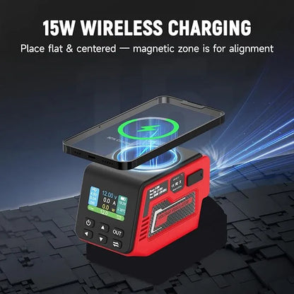 Adjustable 2-30V DC Voltage Regulator - Compatible with Milwaukee 18V Battery