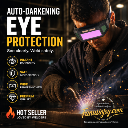⏳ Time-Limited 50% Off 🔥 Auto-Dimming Welding Safety Glasses — Solar Powered & Anti-Glare 👀