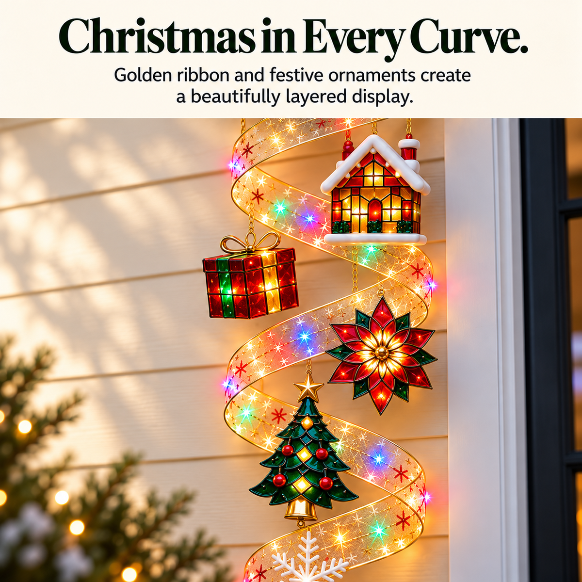 🎄 Light-Up Snowman Christmas Hanging Decoration – A Festive Welcome, Day & Night