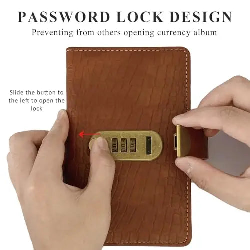 Lockable Savings Notebook