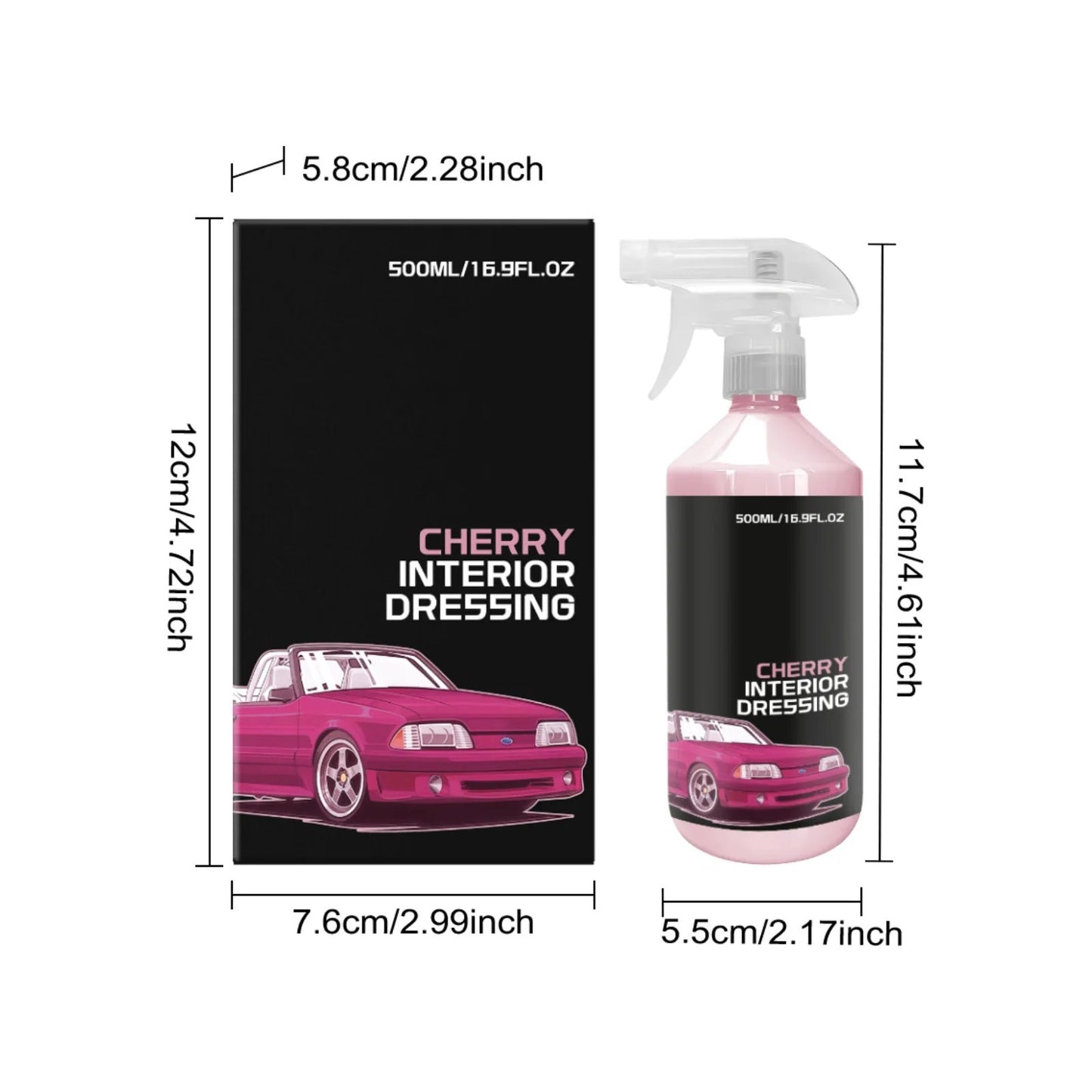 Aerosol limpiador multisup erficie para interiores de coche