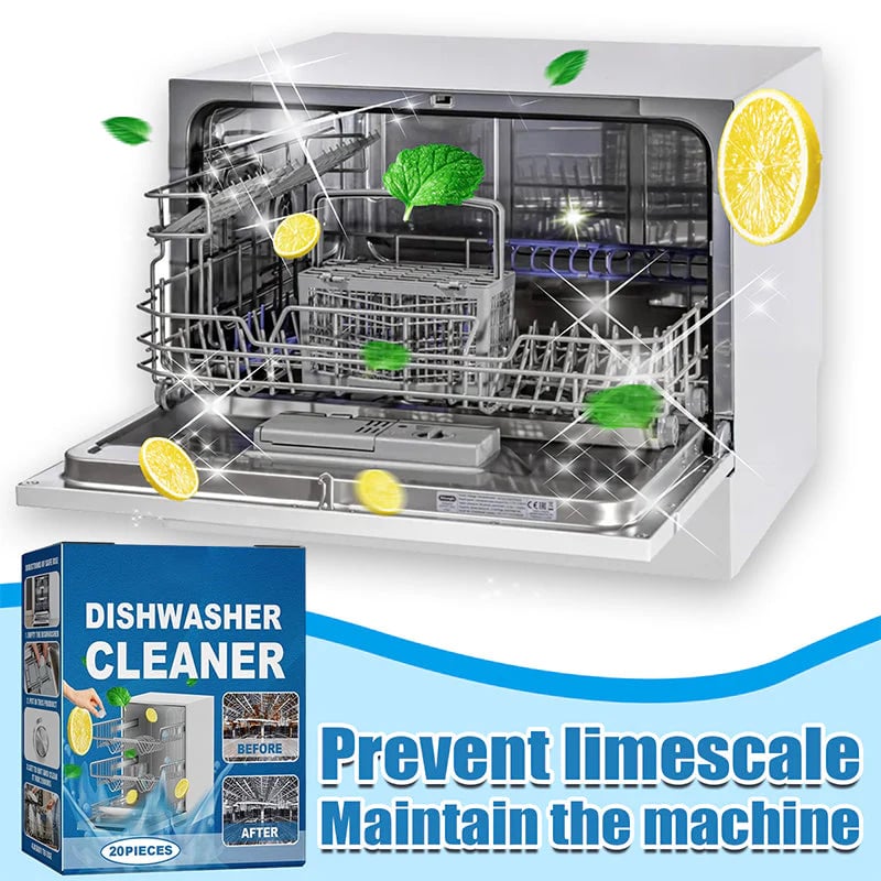 📢📢40% OFF !! ⏰ Dishwasher Cleaner & Deodorizer Tablets