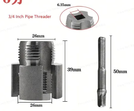 🔥Pipe Tapping and Threading Tool | Dual-Specification Compatible