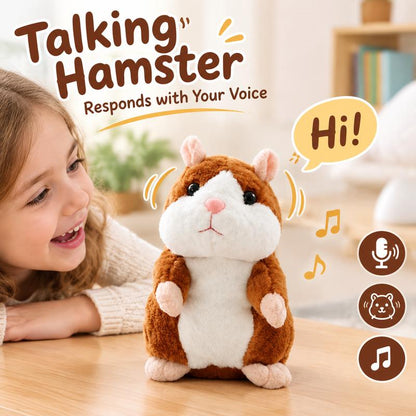 🐹 Talking Hamster Plush That Repeats Your Voice