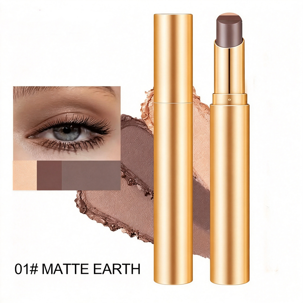 🏆Flash Sale⚡50K+ SOLD! Almost Gone-💥3 Color Eyeshadow Stick