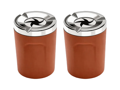 🎉 2026 Sale-Rotating Car Ashtray with Ceramic Inner Liner