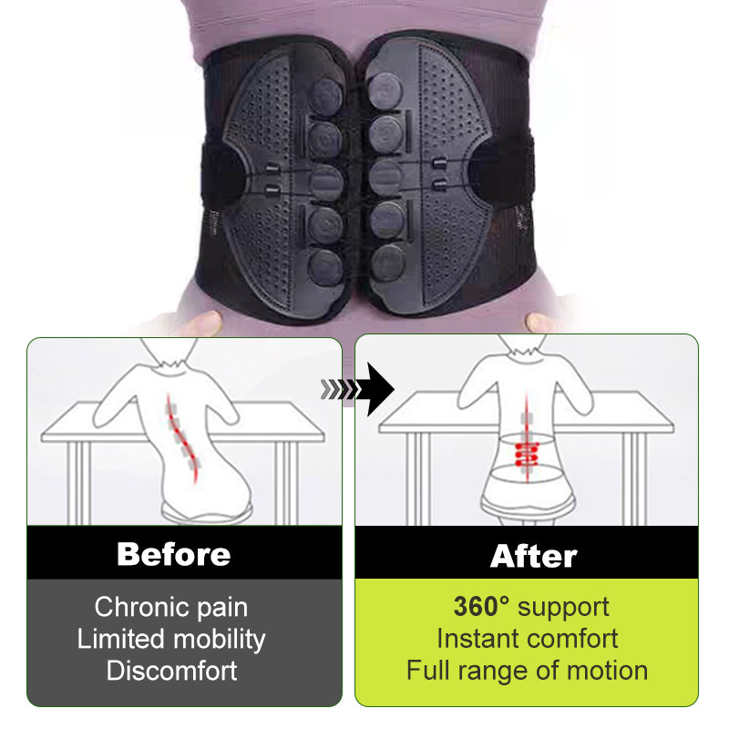 🧍✨ Adjustable Lower Back Support Belt – Breathable Everyday Waist Support