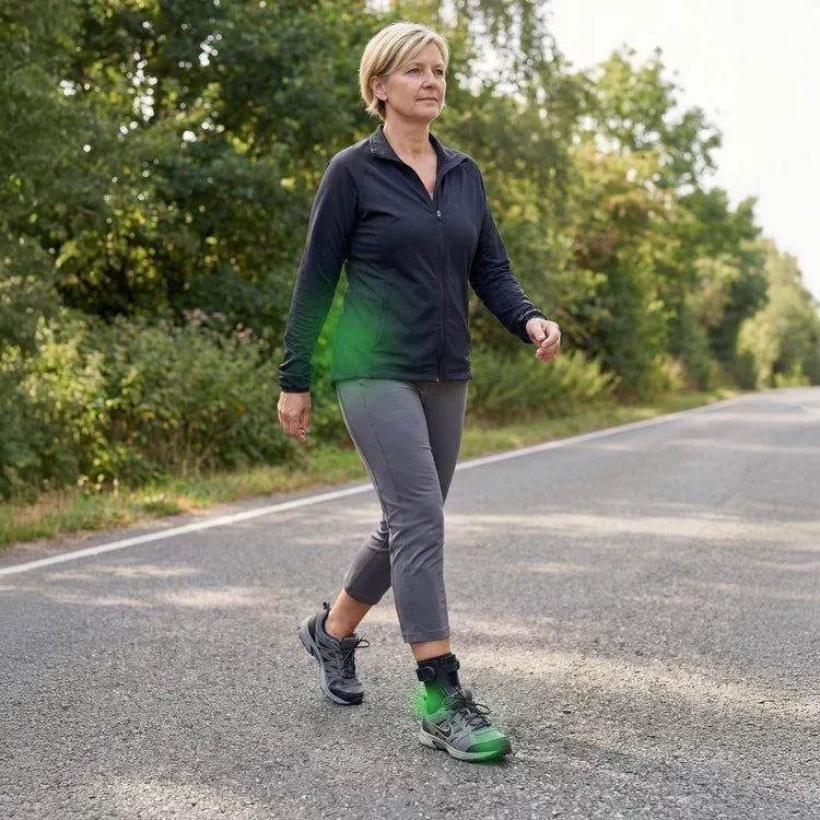 Regain Mobility! Adjustable Foot Drop Brace with Inflatable Liner – Daily Support ✨