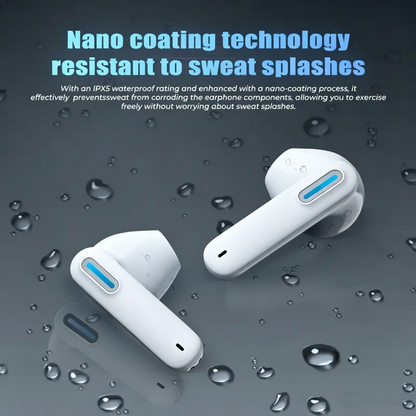 NE49 TWS Wireless Earbuds - Bluetooth 6.0 Gaming Headsets, High Fidelity, IPX5 Waterproof Headphones, Built-in Microphone, Gaming Stuff, Headphones Bluetooth, Mens Gifts, Birthday Gifts for Him, Ideal for Sports