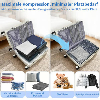 Set de bolsas de compresión para viaje con aspiradora inalámbrica🧳