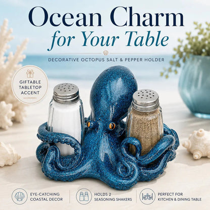 🔥HOT SALE🔥Coastal Animal Salt & Pepper Shaker Holder Set