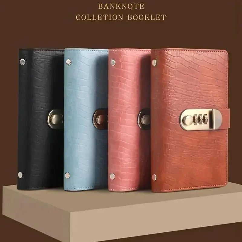 Lockable Savings Notebook