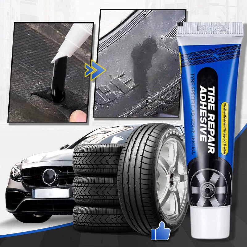 🔥HOT SALE🔥Weather-Resistant Waterproof Flexible Tire Repair Adhesive