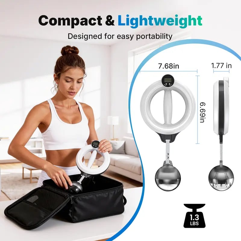 360° Rotating Wrist & Forearm Strength Trainer – Grip & Arm Exerciser