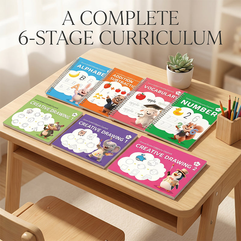 🔥 50% OFF!! ✍️ Magic Grooved Copybook Writing Practice Set – Reusable, Fun & Helps Improve Handwriting 📚✨
