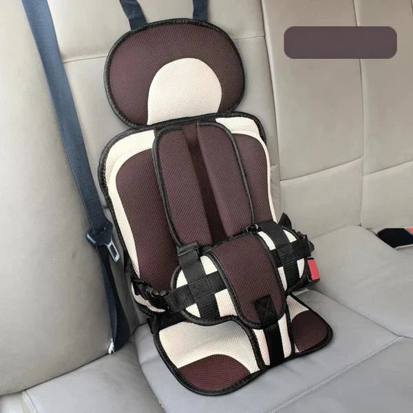 👶50% OFF NOW! Portable Child Protection Car Seat‑Breathable Mesh Safety Harness Seat Pad, Lightweight Foldable Travel Baby Car Seat for Kids, Fits Most Vehicle Seats
