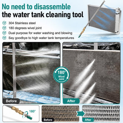 🚗 24-Inch High-Pressure Radiator Cleaning Wand